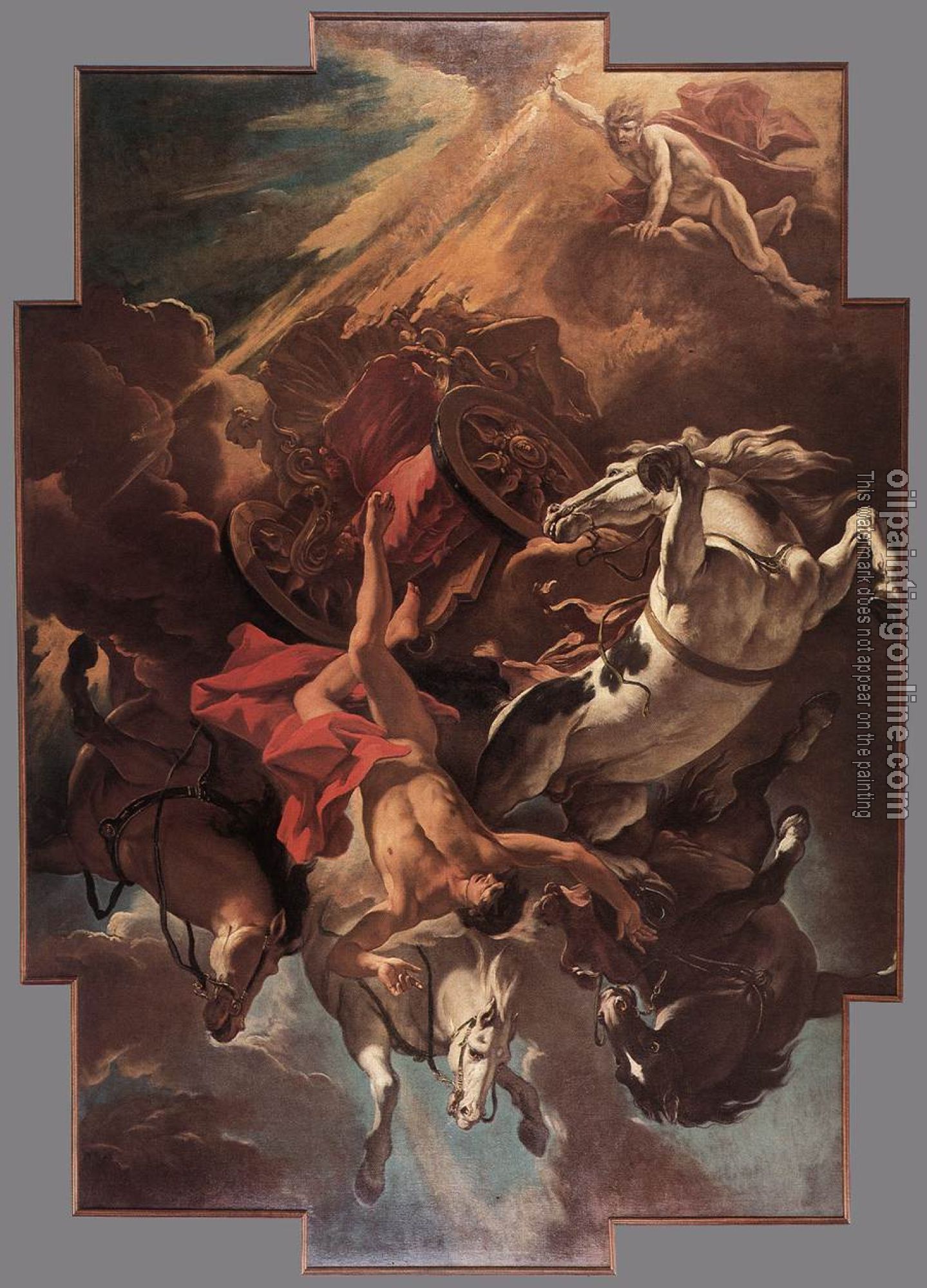 Ricci, Sebastiano - Fall of Phaeton